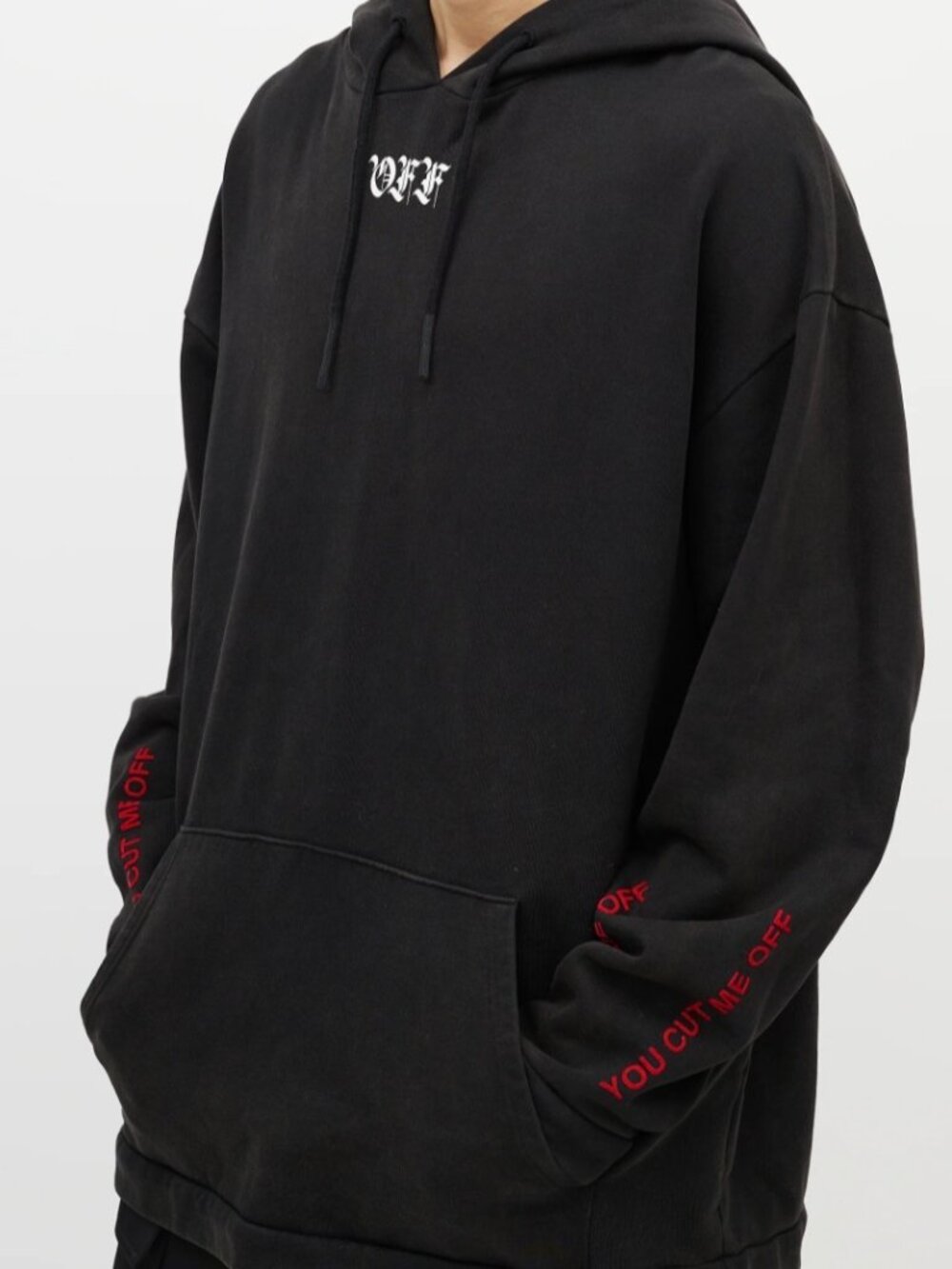 Off-White Black Hoodie Size Small